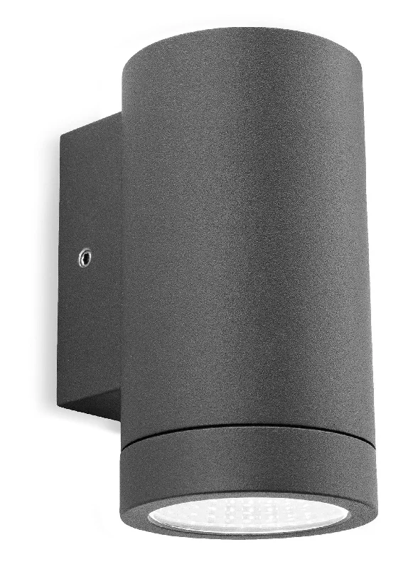 Energy - efficient track lighting fixtureswood wall lamps with natural grain for a warm and organic feelShelby Single LED Wall Light Graphite Energy - efficient track lighting fixtureswood wall lamps with natural grain for a warm and organic feelShelby Single LED Wall Light Graphite