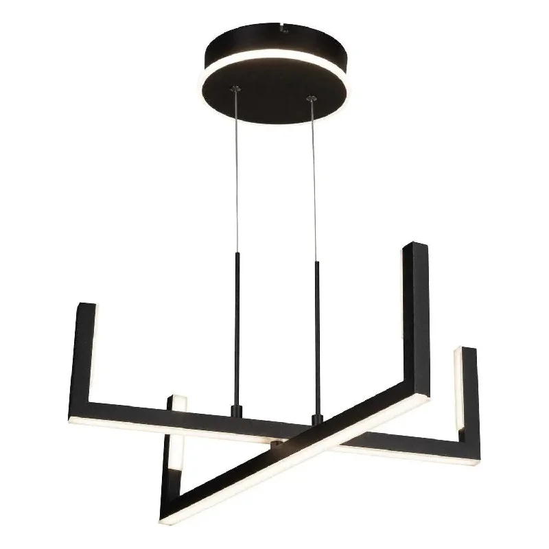Contemporary track lighting in black finishSilicon Valley LED Chandelier