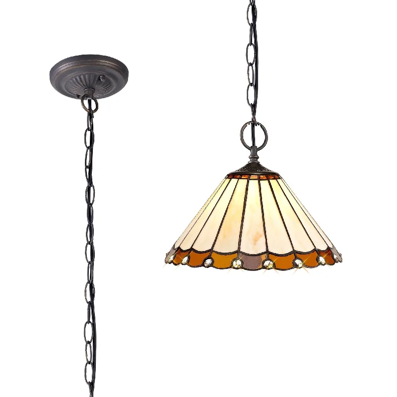 Track lighting for accentuating artworksUmbria 2 Light Downlighter Pendant E27 With 30cm Tiffany Shade Track lighting for accentuating artworksUmbria 2 Light Downlighter Pendant E27 With 30cm Tiffany Shade