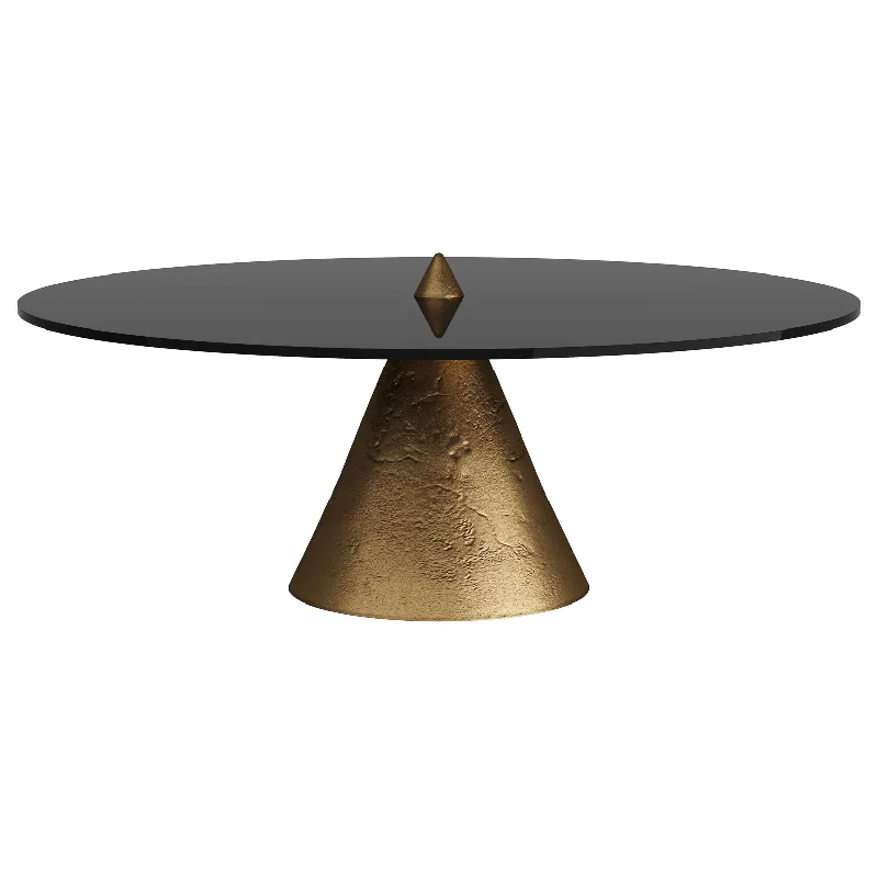 Track lighting with a decorative track designAria Coffee Table