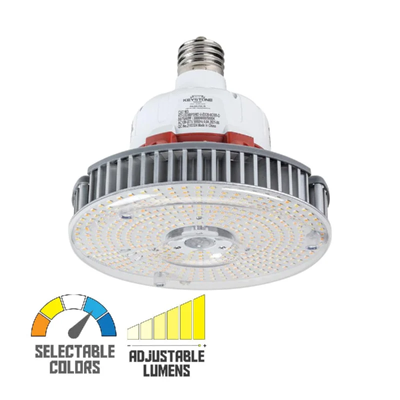 Color - Tunable Industrial Lighting for Special ApplicationsHID LED High Bay Lamp, 60W|70W|80W, 12000 Lumens, Selectable CCT, EX39 Mogul Base, 120-277V Color - Tunable Industrial Lighting for Special ApplicationsHID LED High Bay Lamp, 60W|70W|80W, 12000 Lumens, Selectable CCT, EX39 Mogul Base, 120-277V