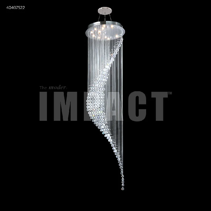 Wireless track lighting for easy installationJames R. Moder 96" Crystal Rain Entry Chandelier Wireless track lighting for easy installationJames R. Moder 96" Crystal Rain Entry Chandelier