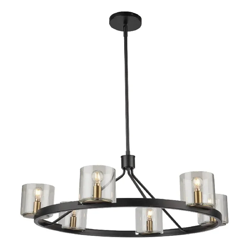 Industrial - style track lighting for loftsSalinas Chandelier