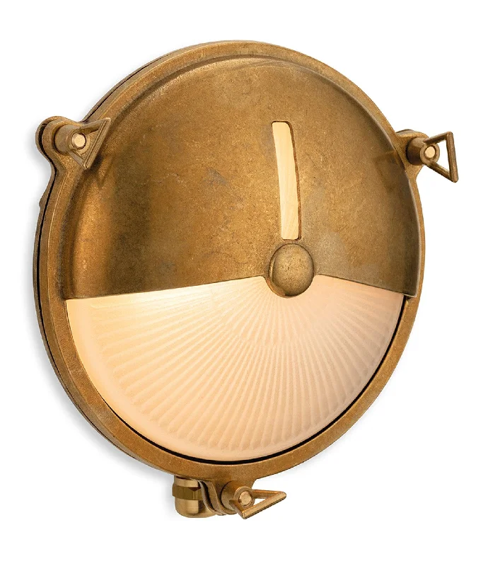 Track lighting for rental propertiesNautic Bulkhead Brass with Frosted Glass