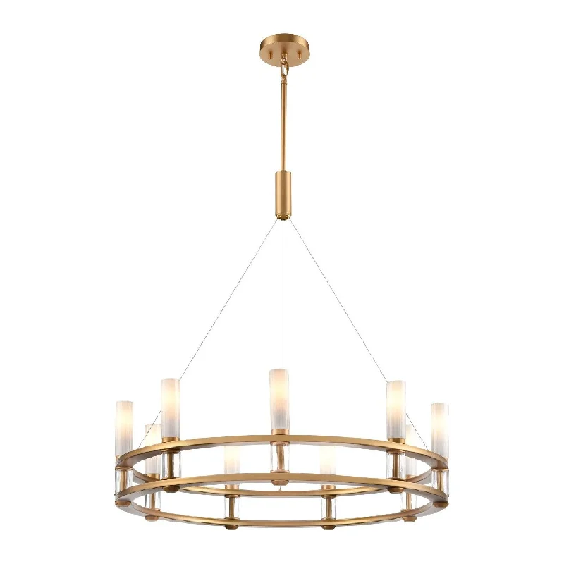 Track lighting for creating a focal pointCardinal 9-Light Pendant