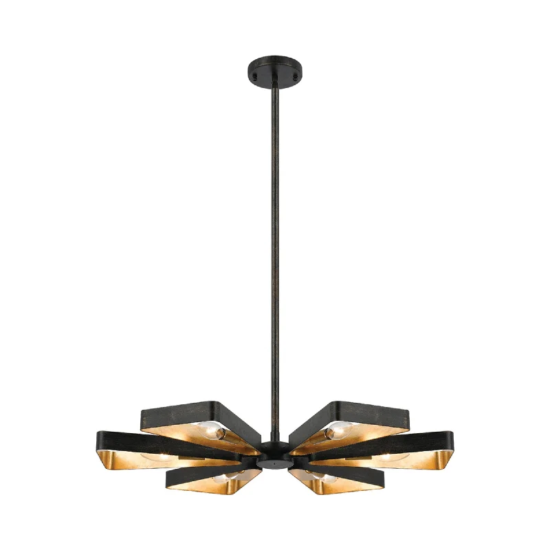 Track lighting for updating office lobbiesLuna 6-Light Chandelier