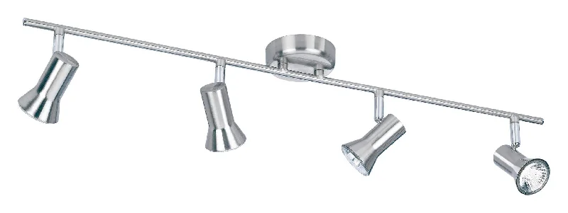 Track lighting with a long - lasting lifespanMagnum 4 Light Bar Brushed Steel