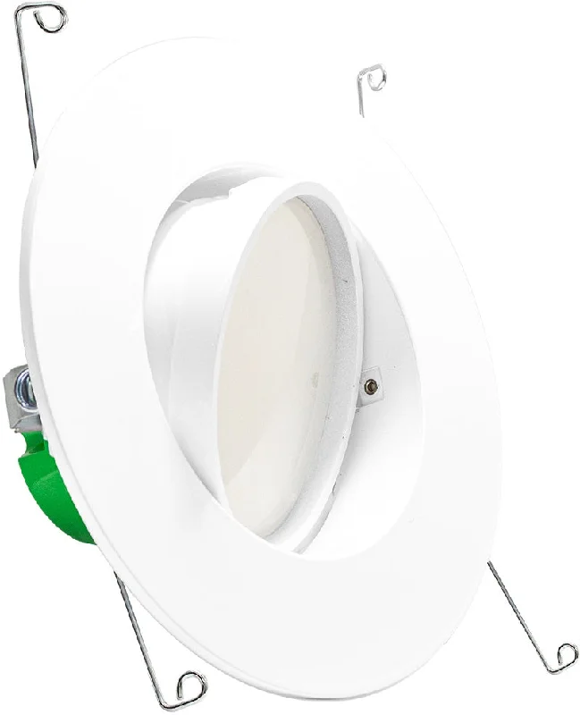 Industrial - style track lighting for lofts6 Inch LED Retrofit Downlight Gimbal 12 Watts 5000K Industrial - style track lighting for lofts6 Inch LED Retrofit Downlight Gimbal 12 Watts 5000K