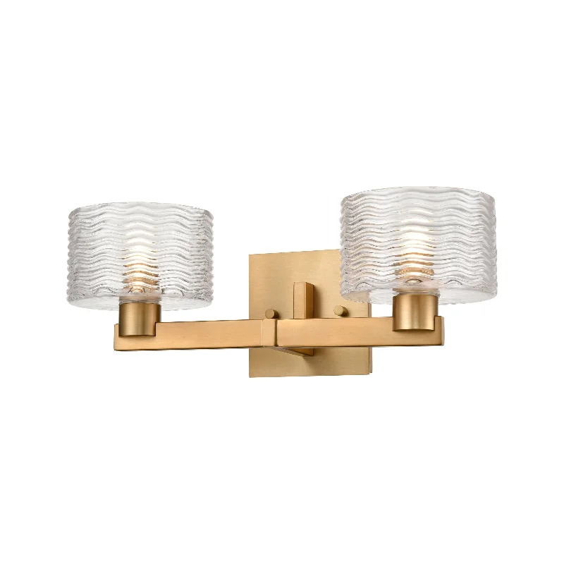 Track lighting with a minimalist track designPercussion 2-Light Vanity