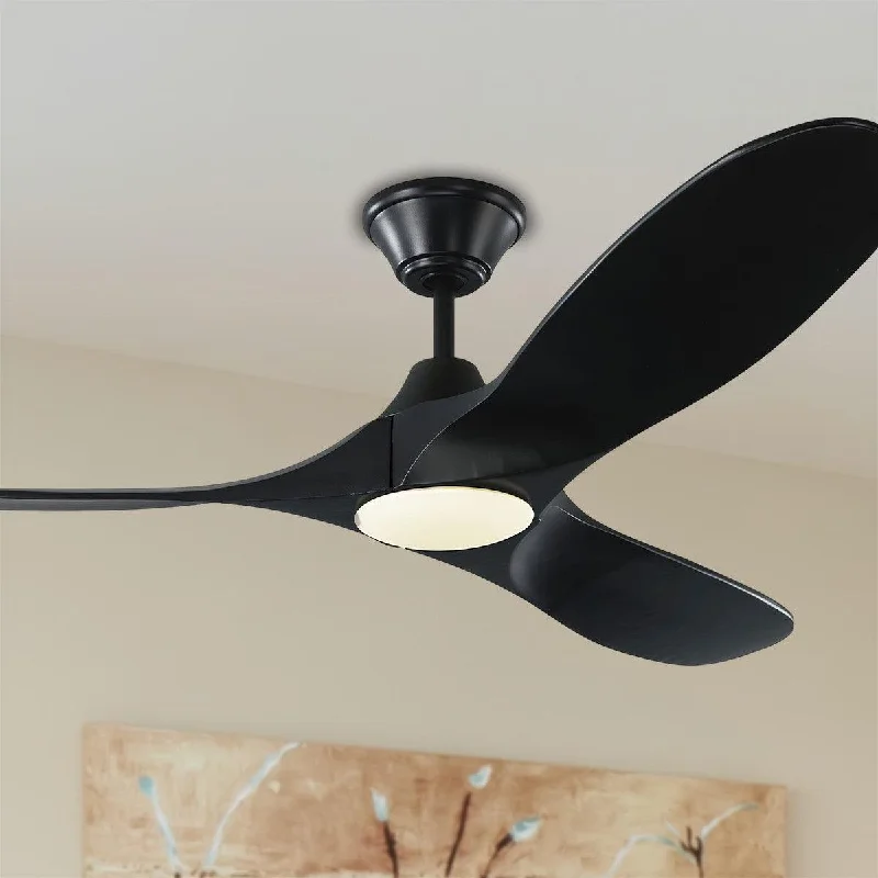 Dust - Resistant Industrial Lighting for Dirty WorkspacesMaverick II 52 Inch Matte Black Damp Rated LED Ceiling Fan with Remote Dust - Resistant Industrial Lighting for Dirty WorkspacesMaverick II 52 Inch Matte Black Damp Rated LED Ceiling Fan with Remote