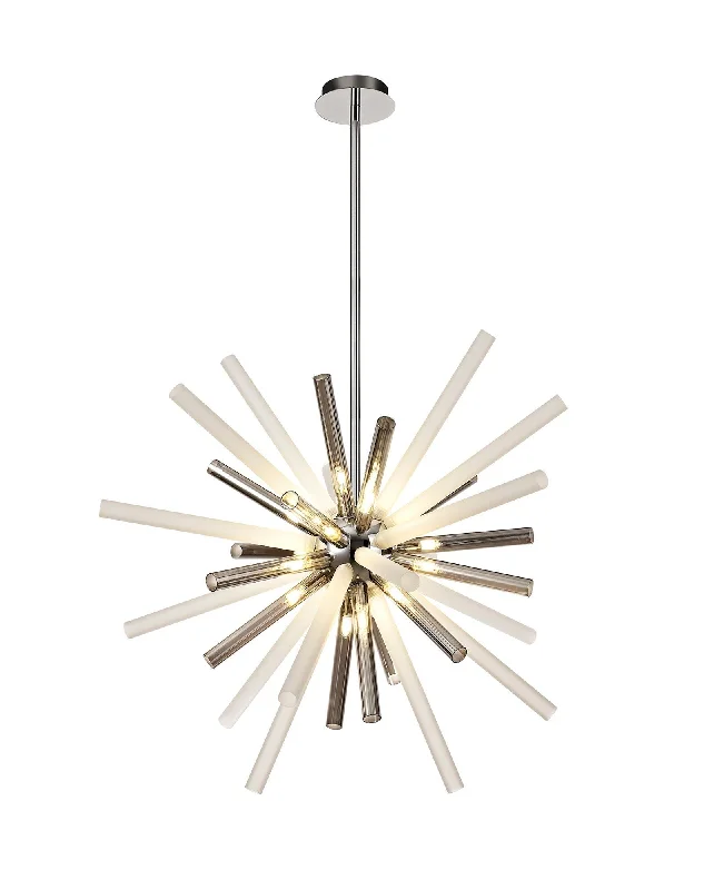 Wireless track lighting for easy installationSonta Pendant 16 Light G9, Amber & Champagne/Polished Chrome, Smoked & Frosted/Polished Chrome, Clear & Chrome/Polished Chrome Wireless track lighting for easy installationSonta Pendant 16 Light G9, Amber & Champagne/Polished Chrome, Smoked & Frosted/Polished Chrome, Clear & Chrome/Polished Chrome