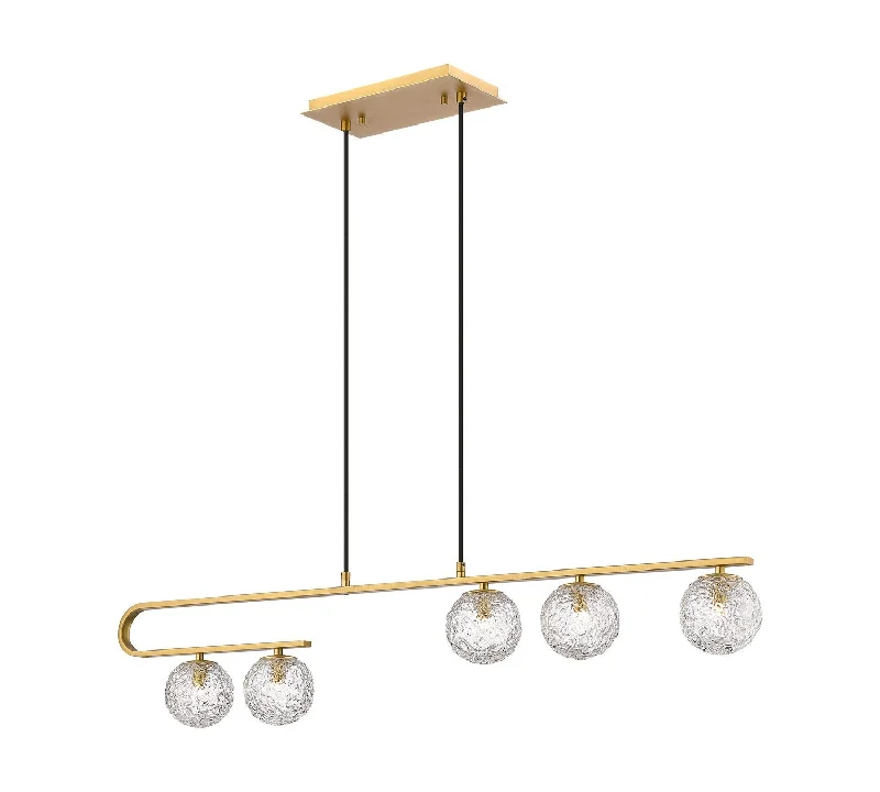 Shock - Resistant Industrial Lighting for Vibrating Machinery AreasBarrington Five Light Island Pendant