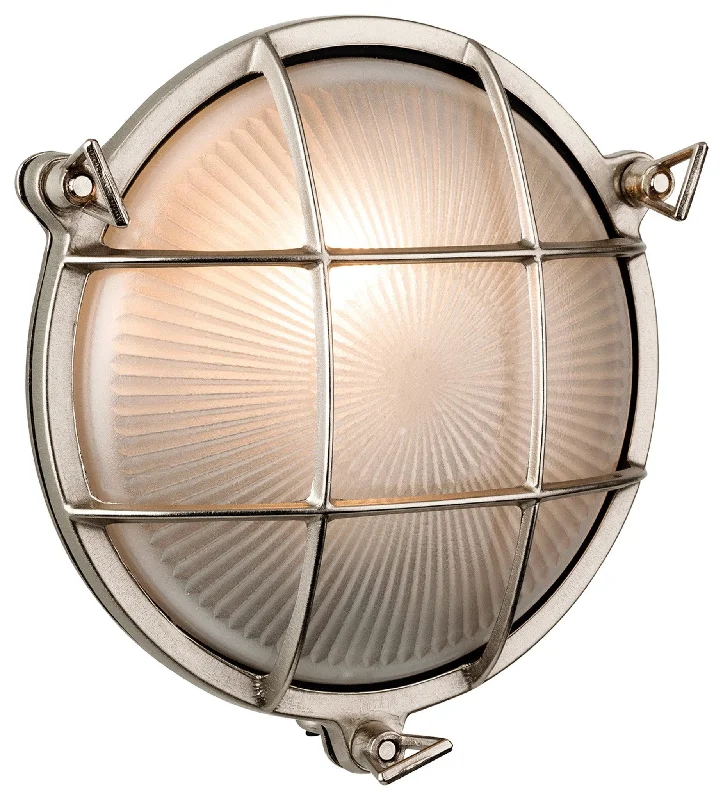 Track lighting for retail window displaysNautic Wall/Flush Fitting Nickel with Frosted Glass