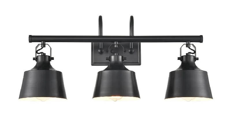 Durable Industrial Lighting for Harsh EnvironmentsAuralume Three Light Bath Vanity