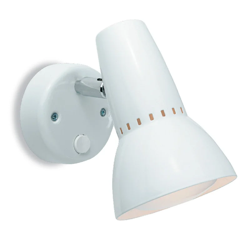 Track lighting for outdoor gardensLynx 100 Single Spot (Switched) White
