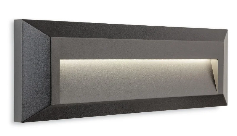 Track lighting with a minimalist track designShine LED Wall & Step Light Graphite Resin Track lighting with a minimalist track designShine LED Wall & Step Light Graphite Resin