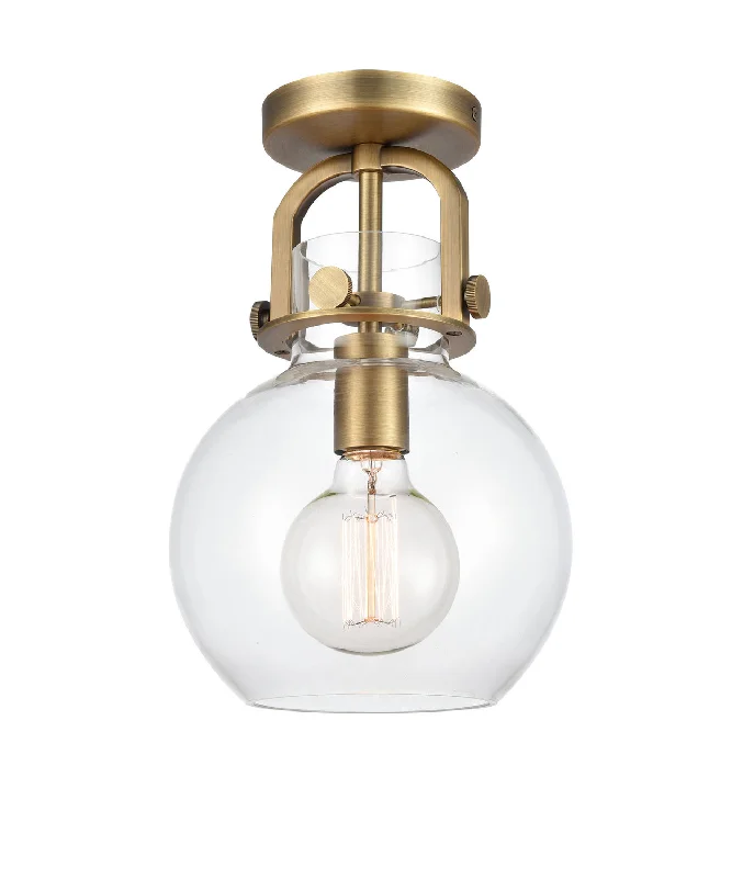Dimmable Industrial Lighting for Ambiance ControlNewton LED Flush Mount