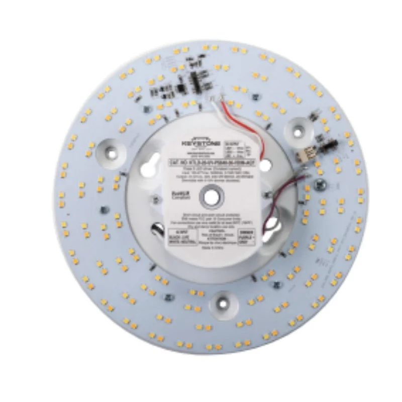 Industrial Lighting for Printing Press Facilities8" Round Flush Mount LED Retrofit Kit, 3200lm, Selectable CCT, 120-277V Industrial Lighting for Printing Press Facilities8" Round Flush Mount LED Retrofit Kit, 3200lm, Selectable CCT, 120-277V