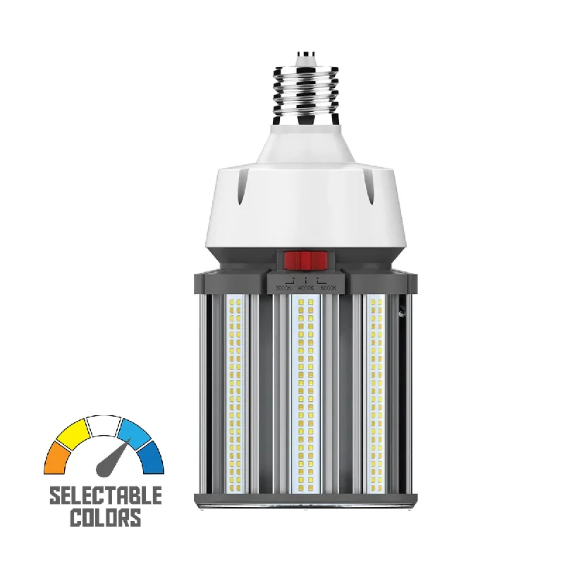 Industrial Lighting for Chemical PlantsRetrofit LED Corn Bulb Omnidirectional, 100 Watts, 14000lm, Selectable CCT, EX39 Mogul, 480V
