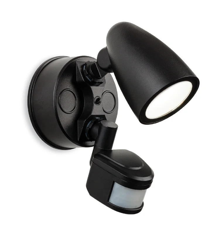 Track lighting with a decorative track designSecurity LED Single Wall with PIR Black Track lighting with a decorative track designSecurity LED Single Wall with PIR Black