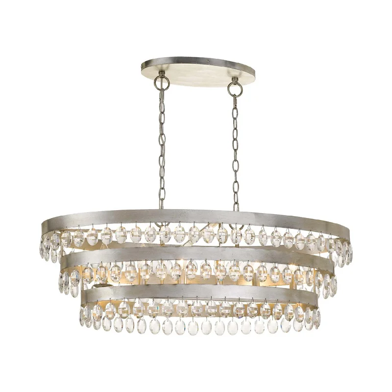 Dimmable track lighting for home officesPerla Linear Chandelier