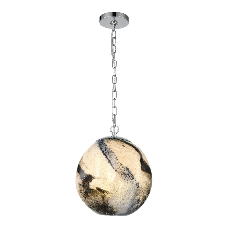 Track lighting for outdoor gardensBlue Planetary 12" Wide 1-Light Pendant
