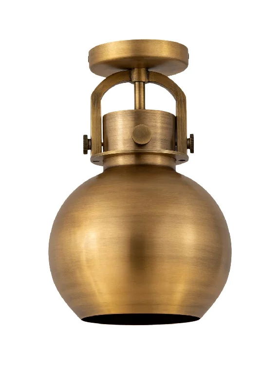 Industrial Area Lighting for Large Open SpacesDowntown Urban One Light Flush Mount