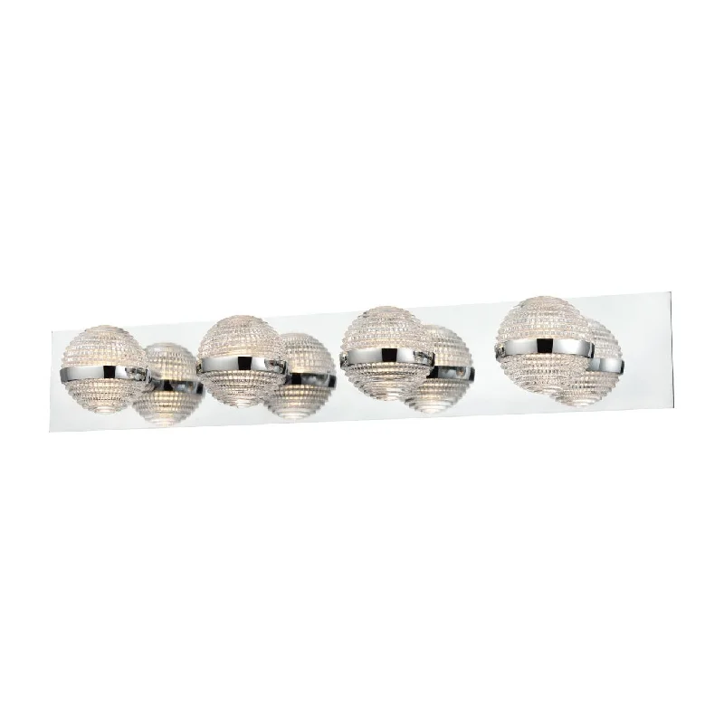 Contemporary track lighting in black finishDryden 4-Light Vanity
