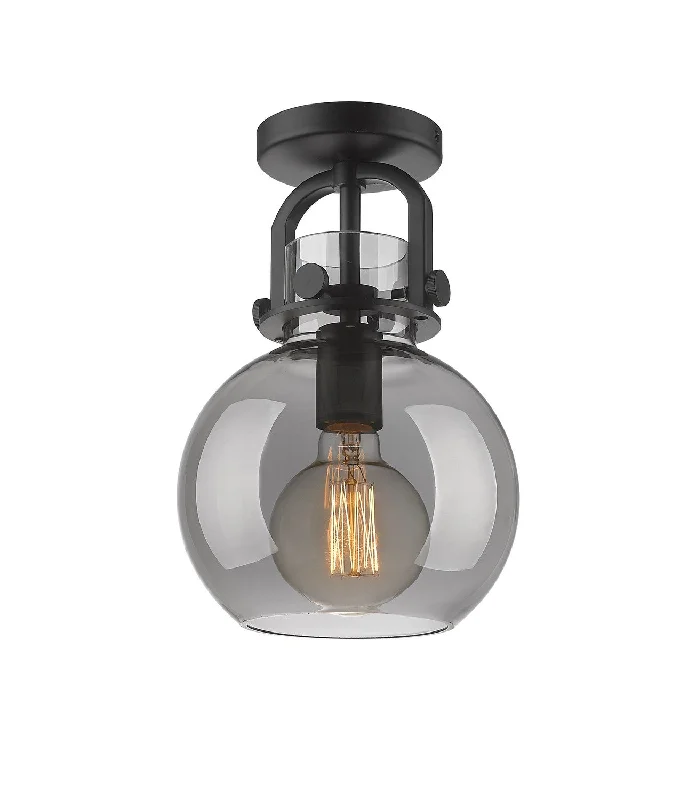 Industrial Lighting for Furniture FactoriesDowntown Urban One Light Flush Mount