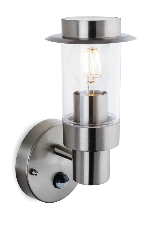 Track lighting with adjustable armsasian - inspired wall lamps with bamboo or paper shades for a zen - like Darwin Wall Light with PIR Stainless Steel Track lighting with adjustable armsasian - inspired wall lamps with bamboo or paper shades for a zen - like Darwin Wall Light with PIR Stainless Steel