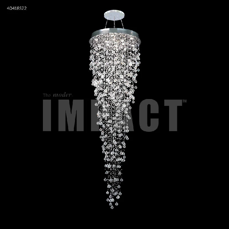 Track lighting for illuminating dining tablesJames R. Moder 108" Crystal Rain Grand Entry Chandelier Track lighting for illuminating dining tablesJames R. Moder 108" Crystal Rain Grand Entry Chandelier