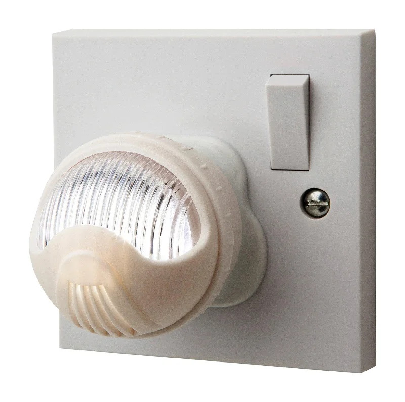 Track lighting with clear glass shadesLED Night Light White with White LED