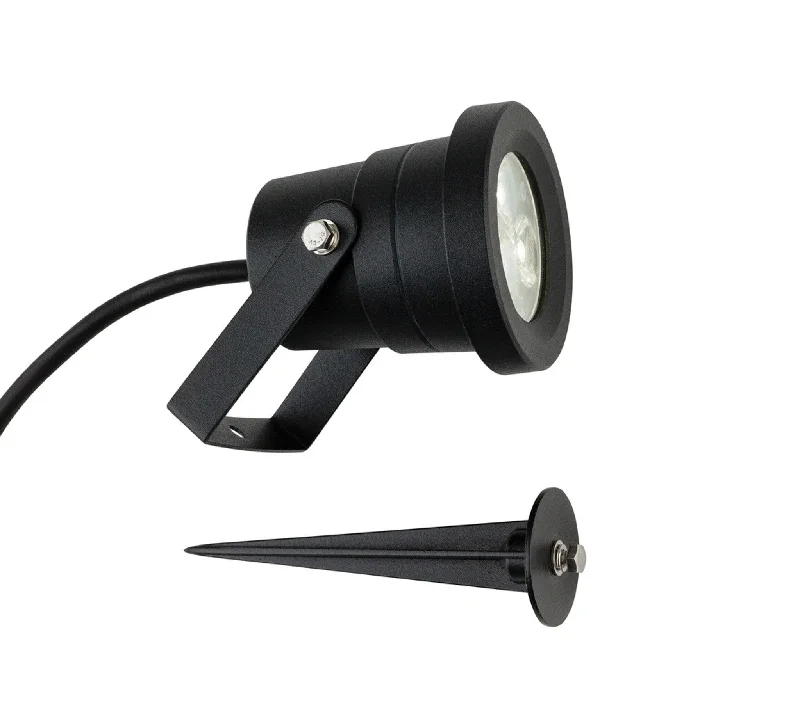 Dimmable track lighting for home officesHayes LED Wall & Spike Spot Black
