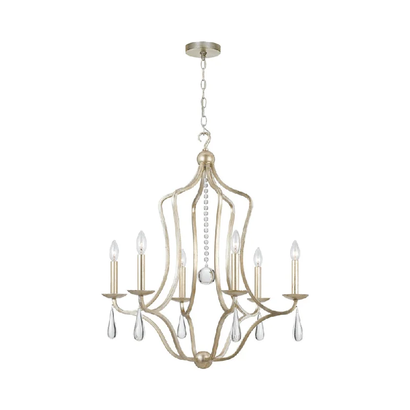 Track lighting with colored glass accentsManning Chandelier