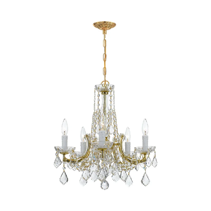 Modern track lighting with LED bulbsMaria Theresa Multi Light Crystal Chandelier