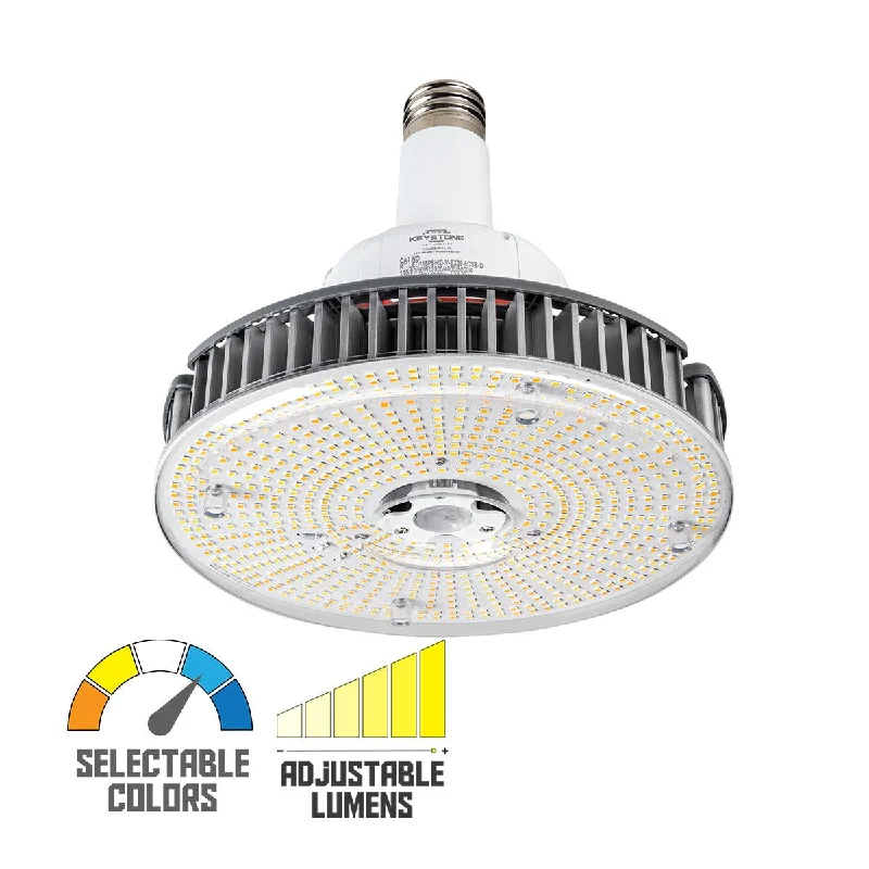 Shock - Resistant Industrial Lighting for Vibrating Machinery AreasHID LED High Bay Lamp, 80W|95W|115W, 17000 Lumens, Selectable CCT, EX39 Mogul Base, 120-277V