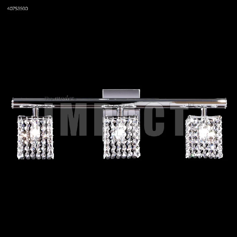 Track lighting with colored glass accentsJames R Moder Contemporary Square Triple Vanity Track lighting with colored glass accentsJames R Moder Contemporary Square Triple Vanity