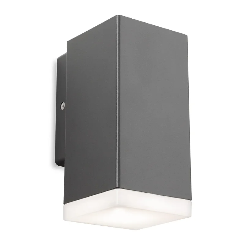 Track lighting with integrated LED driversKuga LED Resin Single Wall Graphite