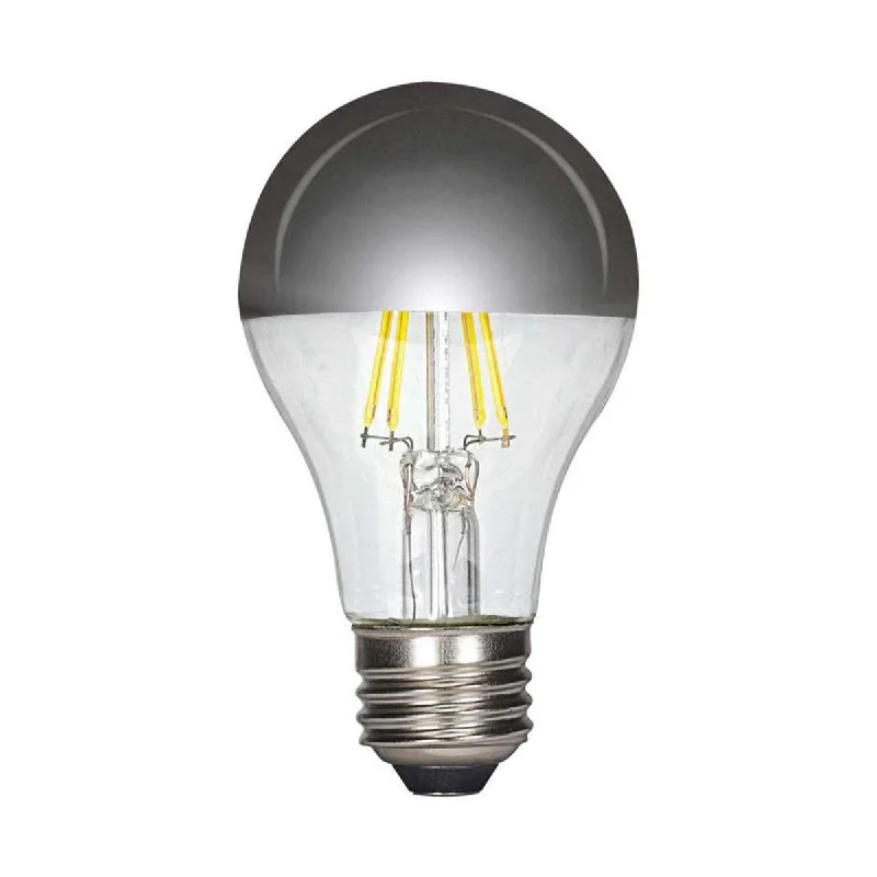 Shock - Resistant Industrial Lighting for Vibrating Machinery AreasSilver Crown A19 LED Filament Bulb, 6 Watts, 650 Lumens, 2700K, 60W Equal, E26 Medium Base Shock - Resistant Industrial Lighting for Vibrating Machinery AreasSilver Crown A19 LED Filament Bulb, 6 Watts, 650 Lumens, 2700K, 60W Equal, E26 Medium Base