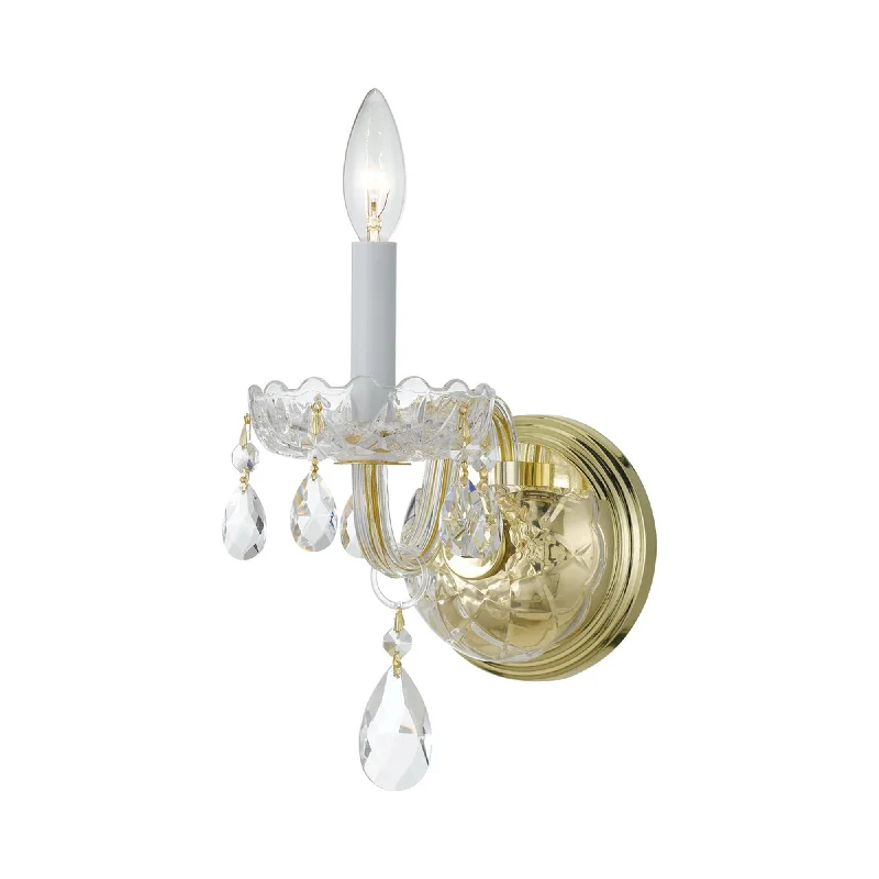 Track lighting for updating office lobbiesrustic farmhouse wall lamps with wooden accents for cozy bedroomsTraditional Crystal Wall Light