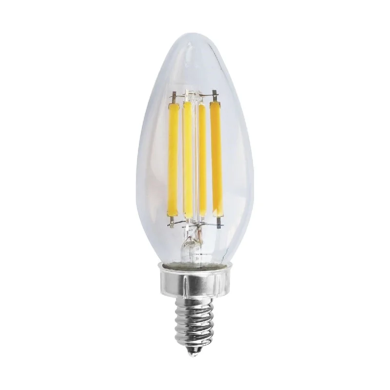 Corrosion - Resistant Industrial Lighting for Coastal FactoriesC11 LED Filament Bulb, 8 Watts, 760 Lumens, 3000K, E12 Candelabra Base, Clear Finish Corrosion - Resistant Industrial Lighting for Coastal FactoriesC11 LED Filament Bulb, 8 Watts, 760 Lumens, 3000K, E12 Candelabra Base, Clear Finish