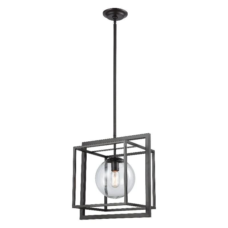Track lighting for outdoor gardensBeam Cage 15.5" Wide 1-Light Pendant