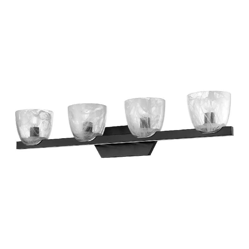 Track lighting for accentuating artworksChalice 4-Light Vanity