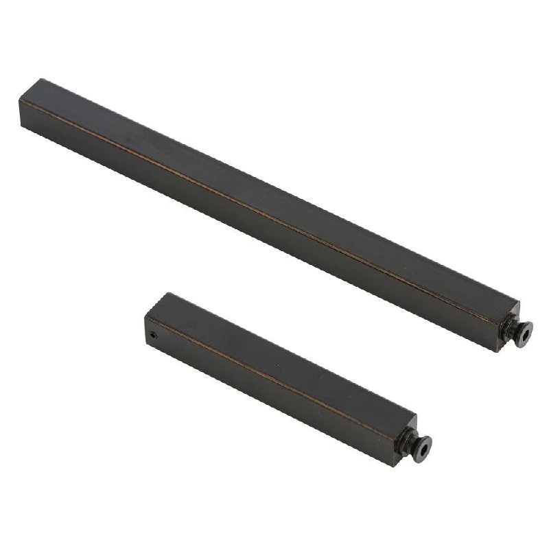 Contemporary track lighting in black finishArteriors Downrod Square 18 Inch