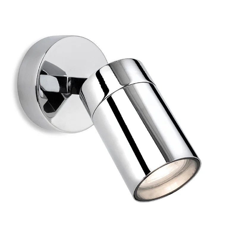 Track lighting with a minimalist track designPinnacle Single Spot Chrome
