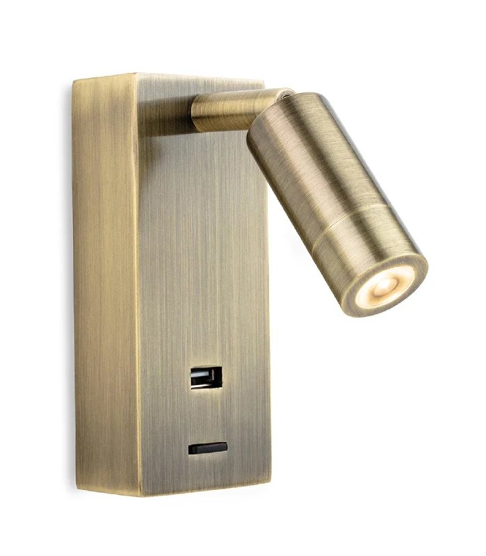 Track lighting for modernizing traditional interiorsceramic wall lamps with hand - painted designs for an artistic touchClifton LED Wall Light & USB Port Antique Brass Track lighting for modernizing traditional interiorsceramic wall lamps with hand - painted designs for an artistic touchClifton LED Wall Light & USB Port Antique Brass