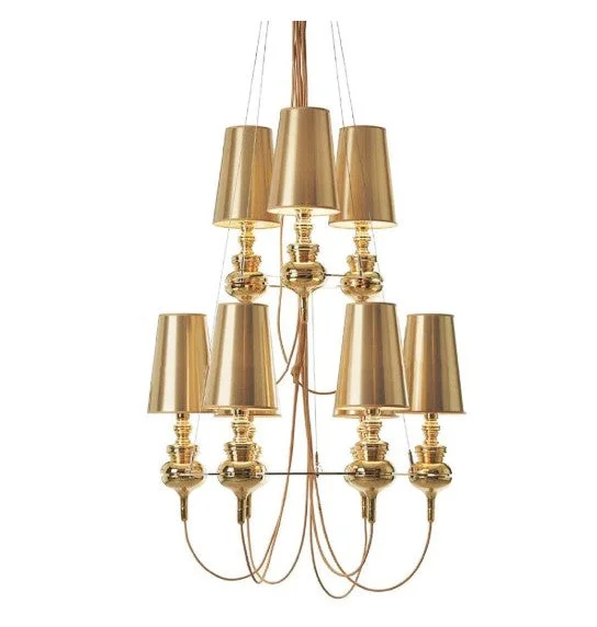 Track lighting for highlighting bookcasesJOSEPHINE QUEEN MINI CHANDELIER 6/3