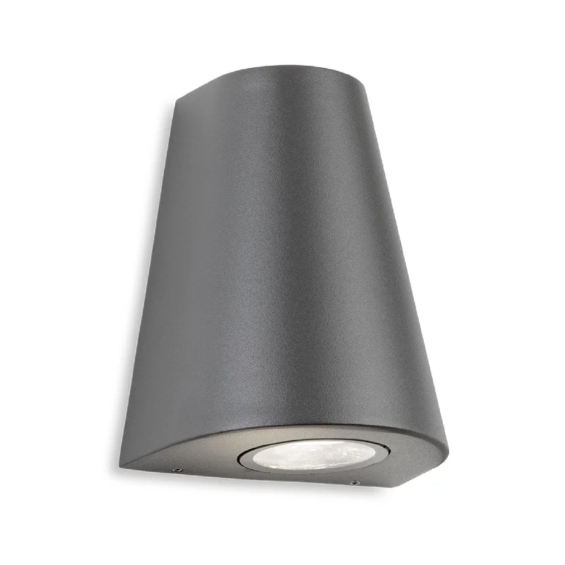 Track lighting with a decorative track designDiablo LED 2 Light Wall Graphite