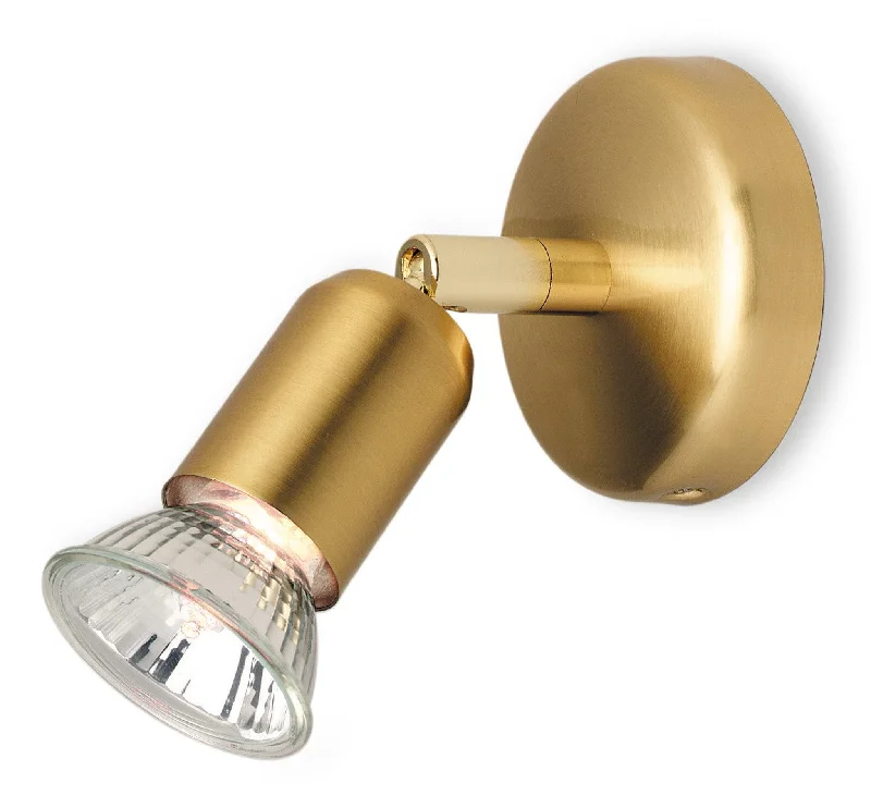 Track lighting with motion - sensor capabilitiesRunner Single Spot Brushed Brass