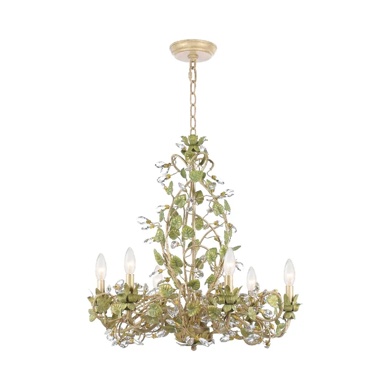 Track lighting with colored glass accentsJosie Chandelier